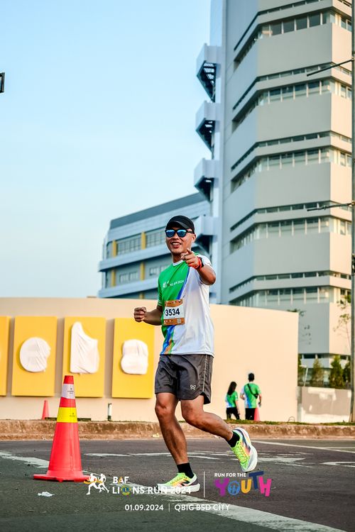 Race photo from BAF LIONS RUN 2024