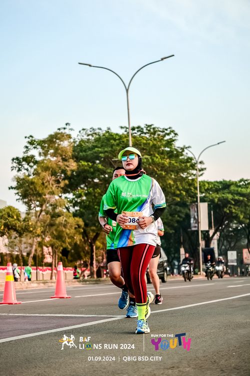 Race photo from BAF LIONS RUN 2024