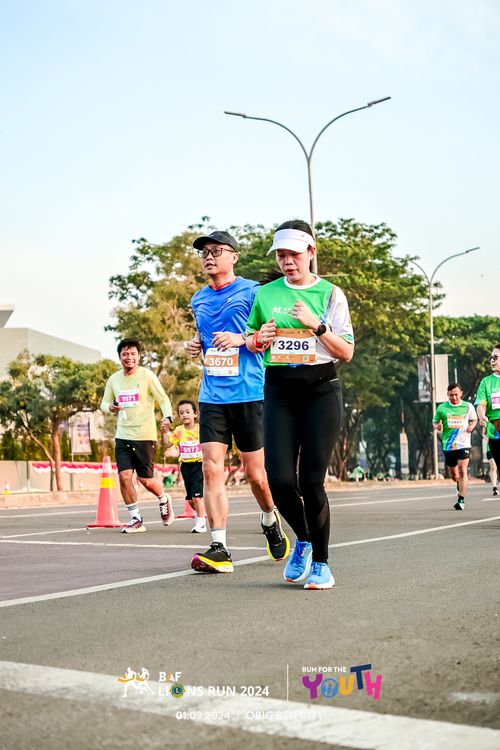 Race photo from BAF LIONS RUN 2024
