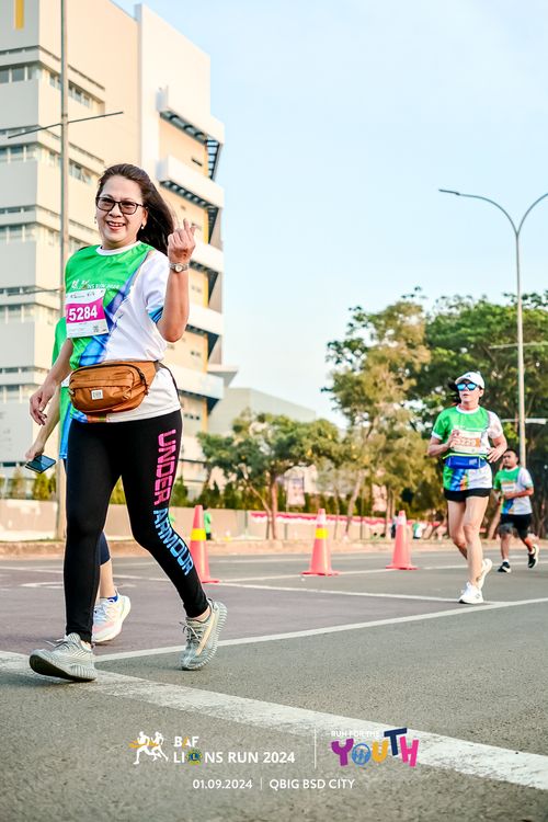 Race photo from BAF LIONS RUN 2024