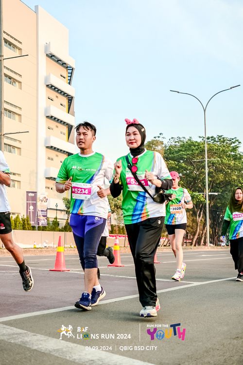 Race photo from BAF LIONS RUN 2024