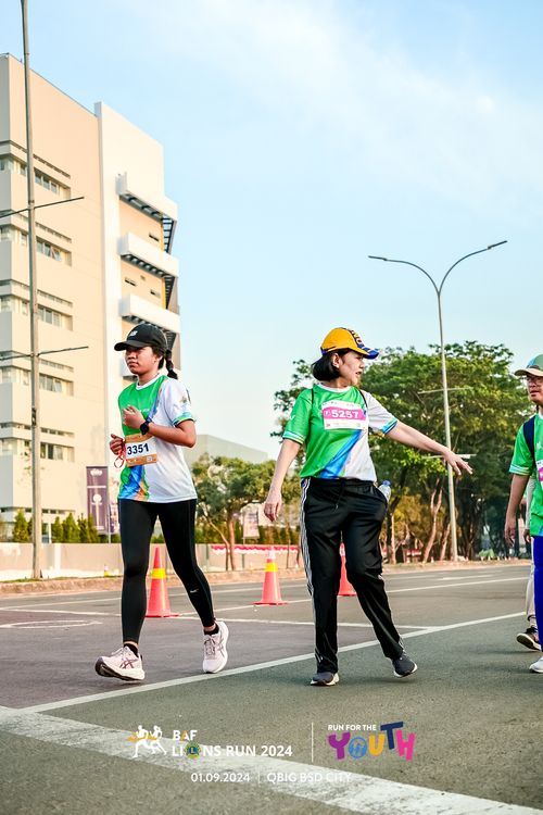 Race photo from BAF LIONS RUN 2024