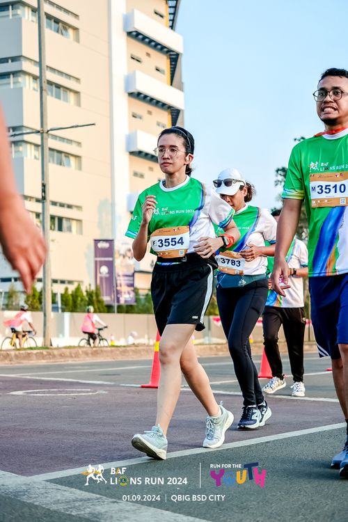 Race photo from BAF LIONS RUN 2024