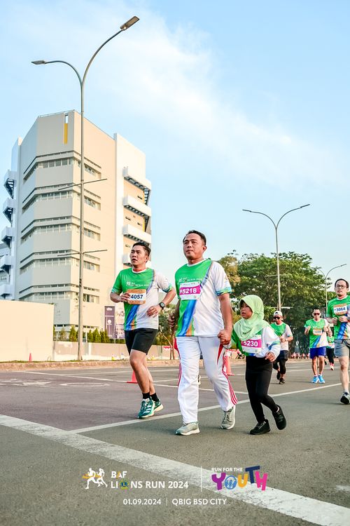 Race photo from BAF LIONS RUN 2024