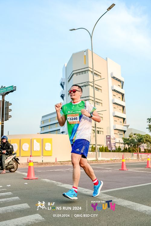 Race photo from BAF LIONS RUN 2024