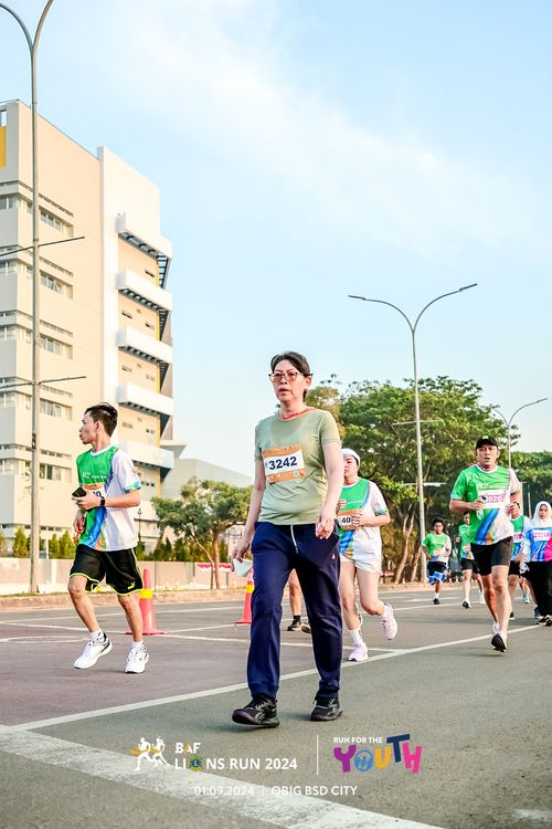 Race photo from BAF LIONS RUN 2024