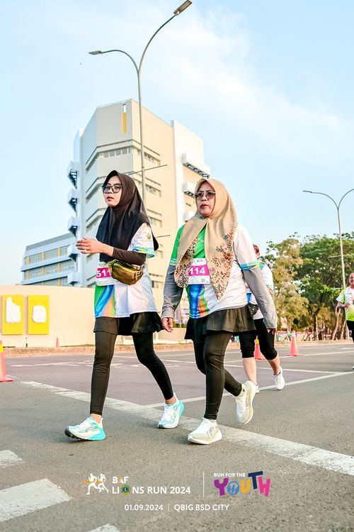 Race photo from BAF LIONS RUN 2024