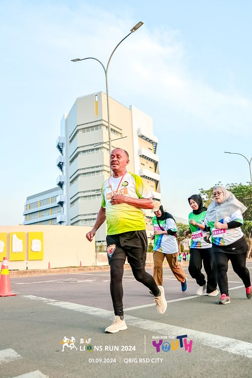 Race photo from BAF LIONS RUN 2024