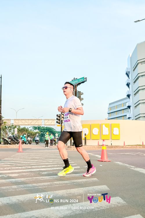 Race photo from BAF LIONS RUN 2024