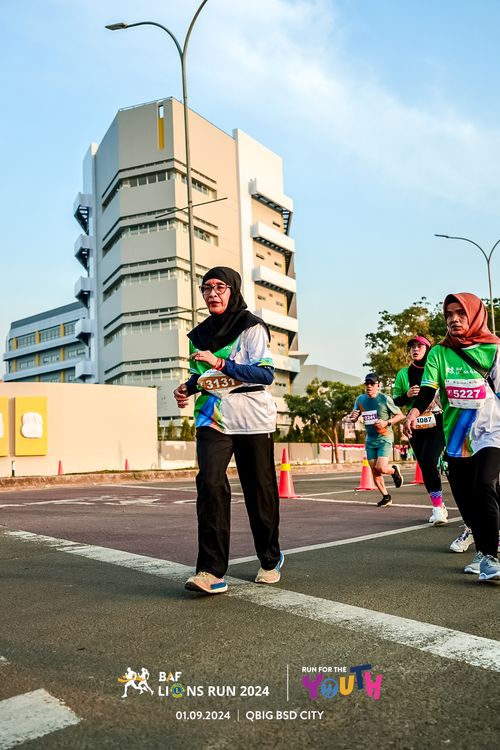 Race photo from BAF LIONS RUN 2024