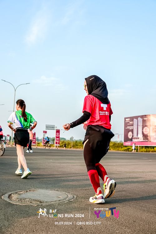Race photo from BAF LIONS RUN 2024