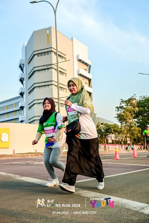 Race photo from BAF LIONS RUN 2024