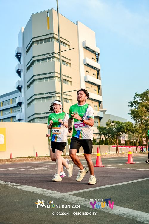 Race photo from BAF LIONS RUN 2024