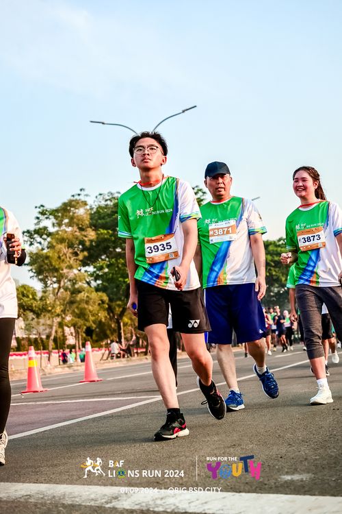 Race photo from BAF LIONS RUN 2024