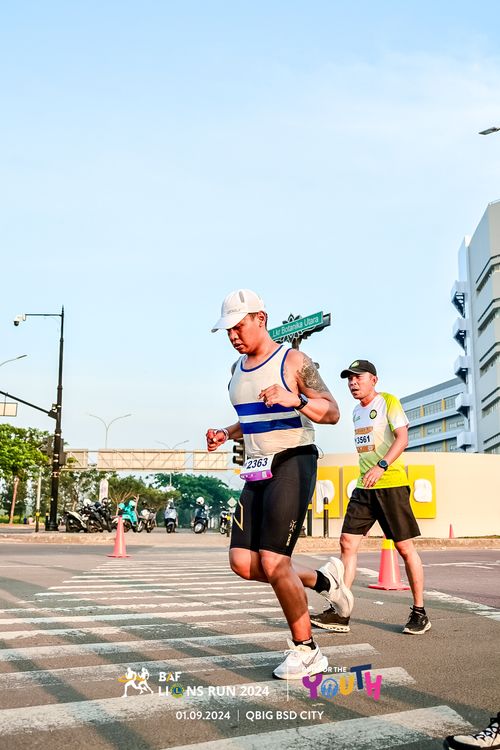 Race photo from BAF LIONS RUN 2024