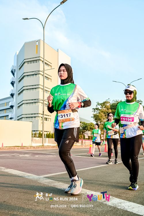Race photo from BAF LIONS RUN 2024