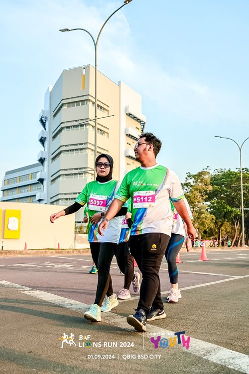 Race photo from BAF LIONS RUN 2024