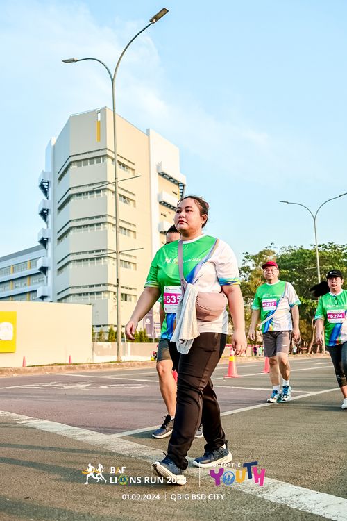 Race photo from BAF LIONS RUN 2024