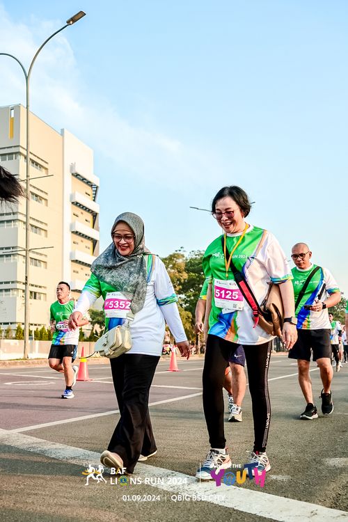 Race photo from BAF LIONS RUN 2024