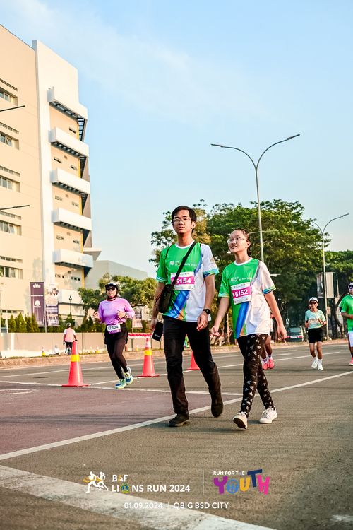 Race photo from BAF LIONS RUN 2024