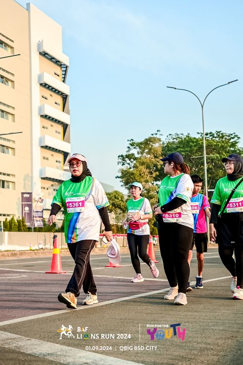 Race photo from BAF LIONS RUN 2024