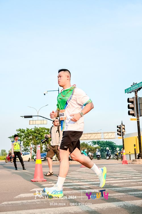 Race photo from BAF LIONS RUN 2024