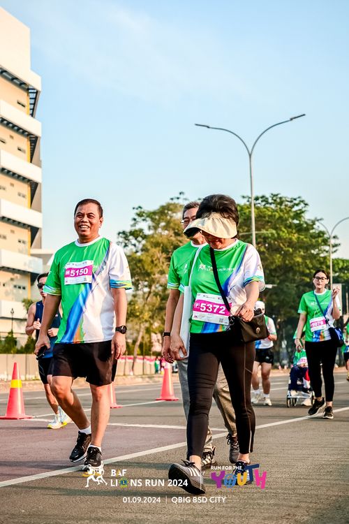 Race photo from BAF LIONS RUN 2024