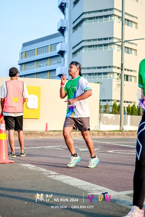 Race photo from BAF LIONS RUN 2024