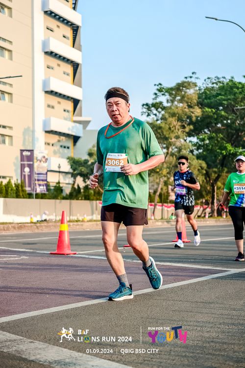 Race photo from BAF LIONS RUN 2024