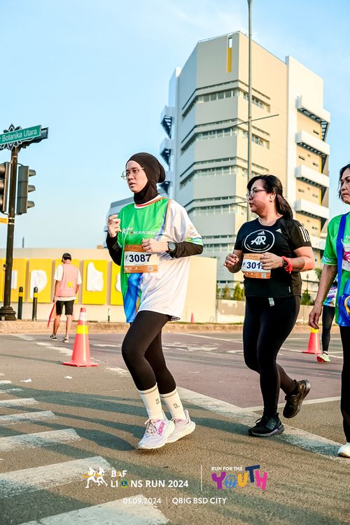 Race photo from BAF LIONS RUN 2024