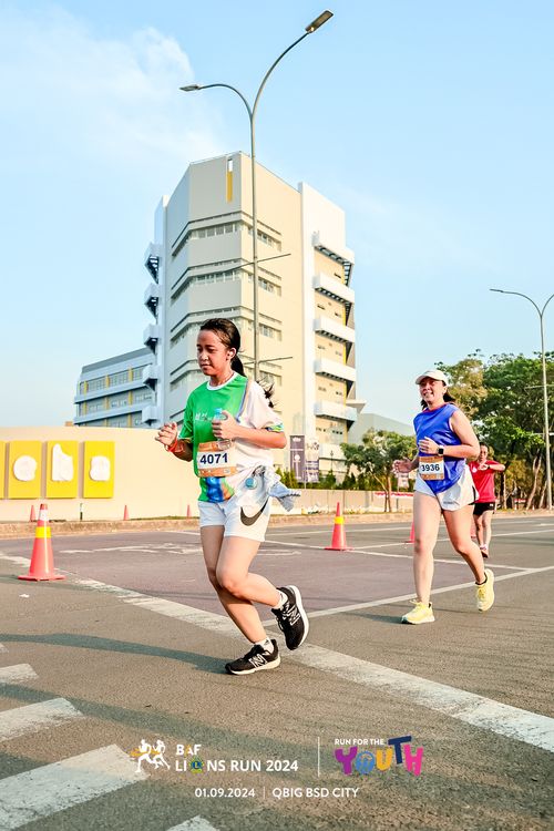 Race photo from BAF LIONS RUN 2024