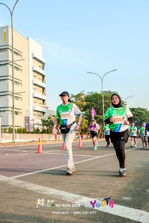 Race photo from BAF LIONS RUN 2024