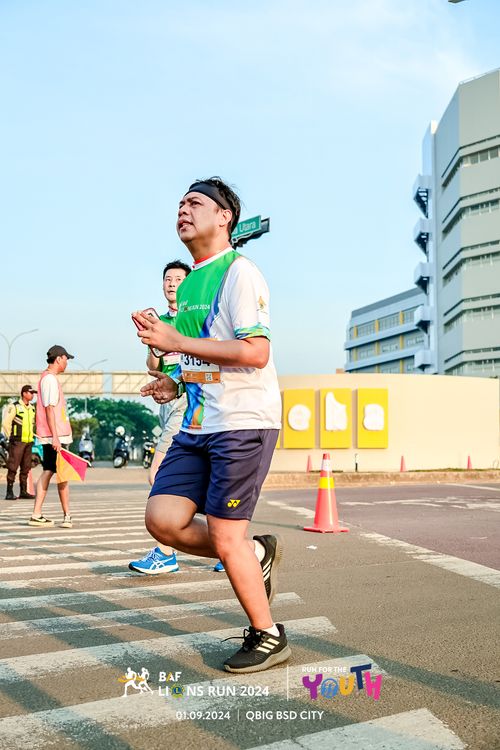 Race photo from BAF LIONS RUN 2024