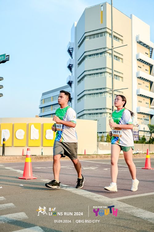 Race photo from BAF LIONS RUN 2024