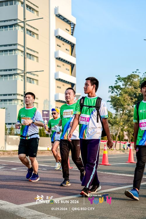 Race photo from BAF LIONS RUN 2024