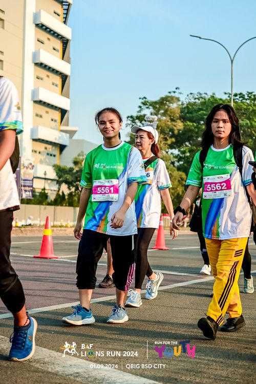 Race photo from BAF LIONS RUN 2024