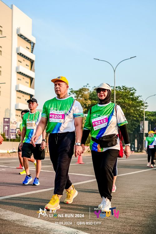 Race photo from BAF LIONS RUN 2024