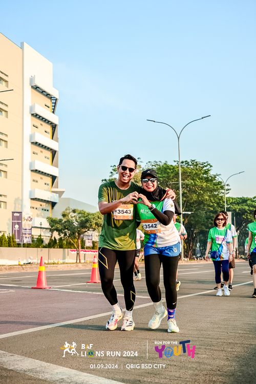 Race photo from BAF LIONS RUN 2024