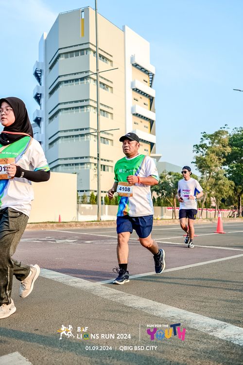 Race photo from BAF LIONS RUN 2024