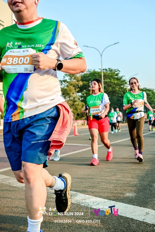 Race photo from BAF LIONS RUN 2024