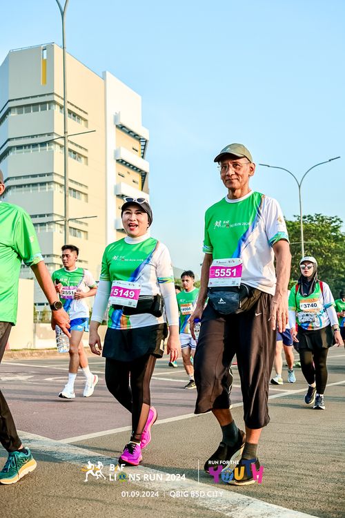 Race photo from BAF LIONS RUN 2024