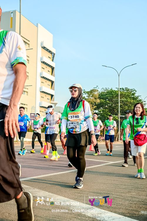 Race photo from BAF LIONS RUN 2024