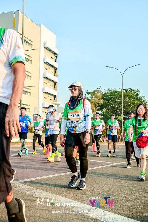 Race photo from BAF LIONS RUN 2024