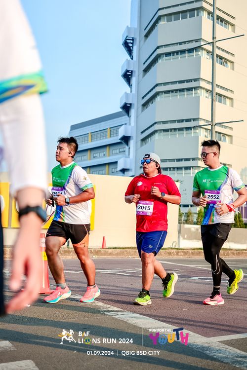 Race photo from BAF LIONS RUN 2024