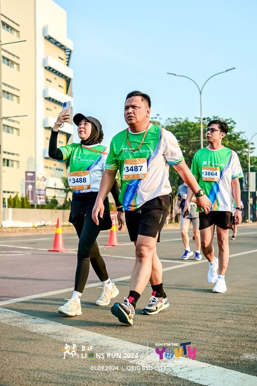 Race photo from BAF LIONS RUN 2024