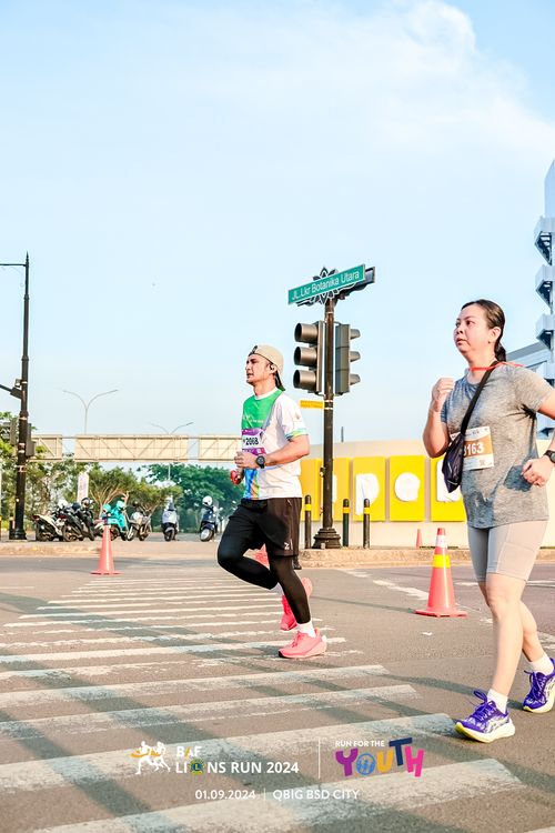 Race photo from BAF LIONS RUN 2024