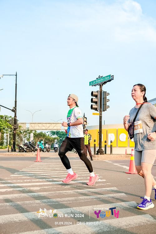 Race photo from BAF LIONS RUN 2024
