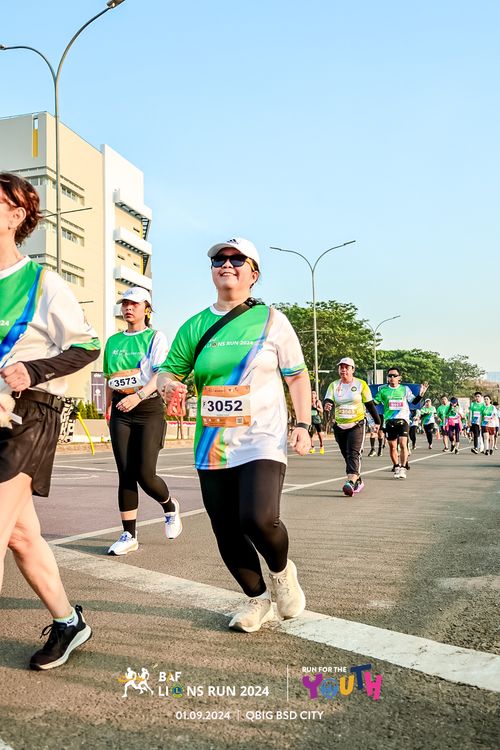 Race photo from BAF LIONS RUN 2024