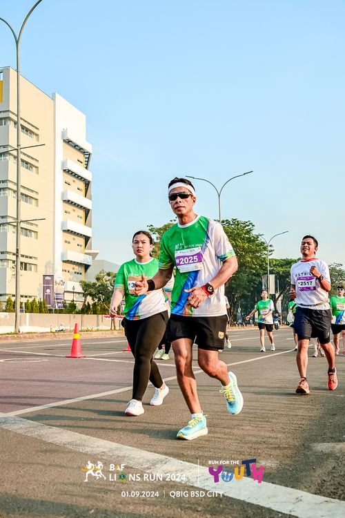Race photo from BAF LIONS RUN 2024