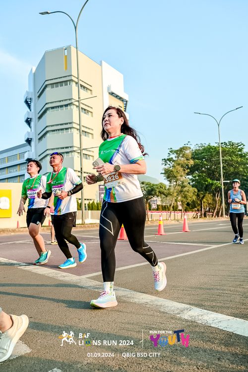 Race photo from BAF LIONS RUN 2024